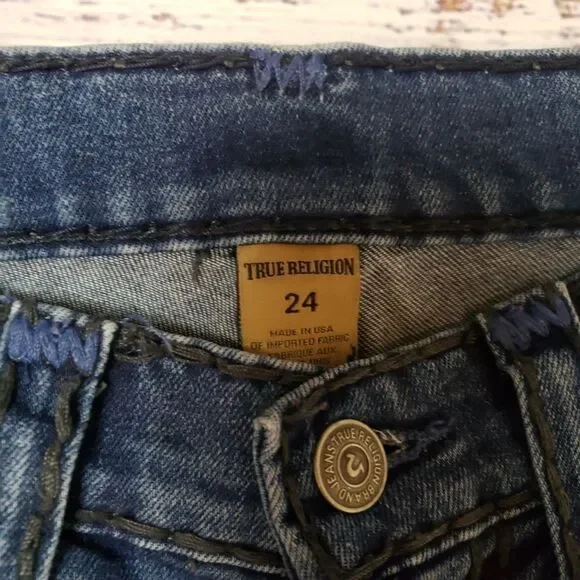 True Religion Cora Super T Slim Straight Jean 24 - Picture 5 of 13